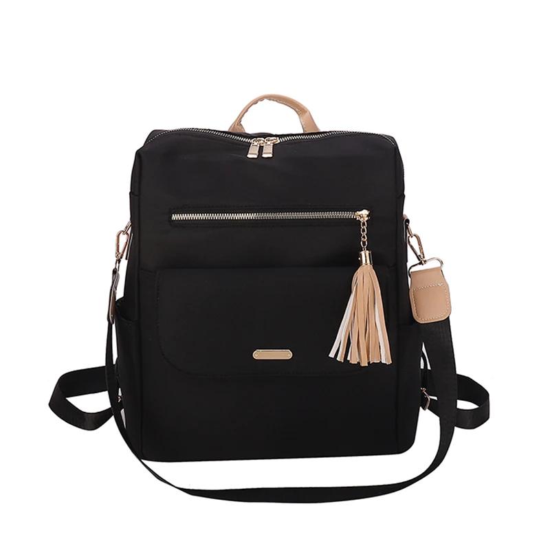 

Швейные рюкзаки для женщин внутреннее отделение Мягкая спинка Кисточка Дизайн сумки мода