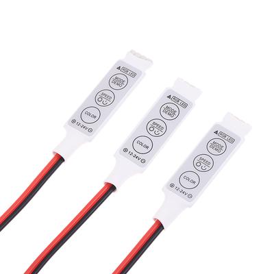 DIY Lighting Mini 12V-24V LED Light Dimming 3 Keys Controller Dimmer Driver And Switch 3528 5050 5630 SMD LED Strip Lights
