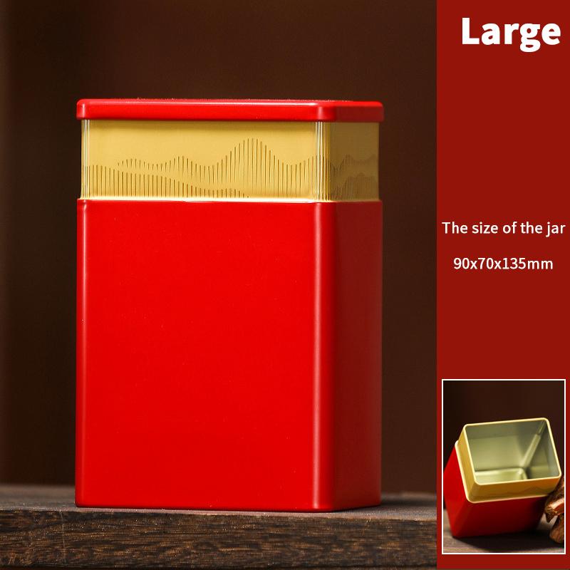 1 Stück Mini Leere Tee-Dose Haushalt Grün Schwarztee Versiegeltes Glas Tragbar Zuhause Kleine Tee-Verpackungsbox Weißblech Aufbewahrungsdosen