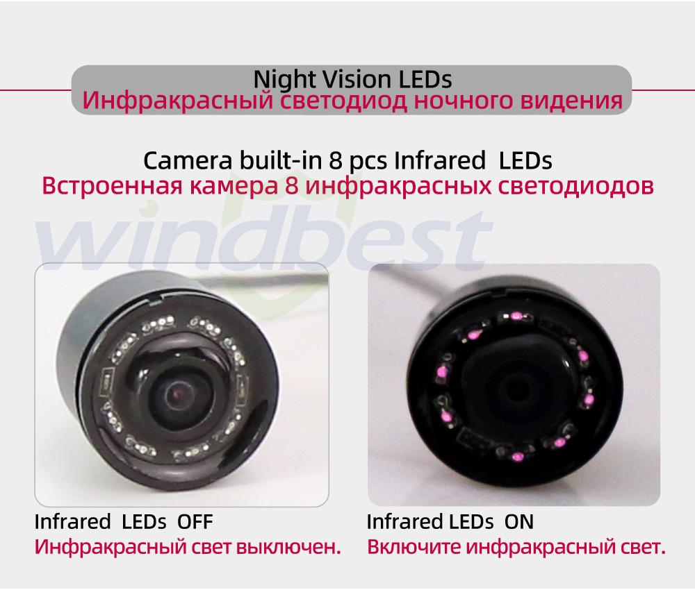 4.3-Inch Night Vision Fish Finder Underwater Camera with Anchor Detection