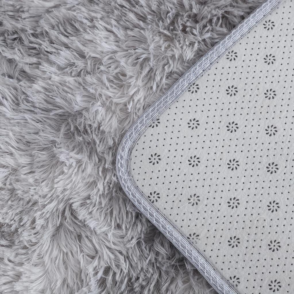 1pc Luxurious Rectangular Shaggy Plush Carpet Rug - Soft, Fluffy,Perfect for Living Room Sofa, bed Room, Home High-end Decorative, Easy to Clean