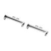 1 Pair 20mm Metal Watch Band Adapter Replacement for Rossini 2i Smartwatch Quick Release Watch Strap Connector Silver