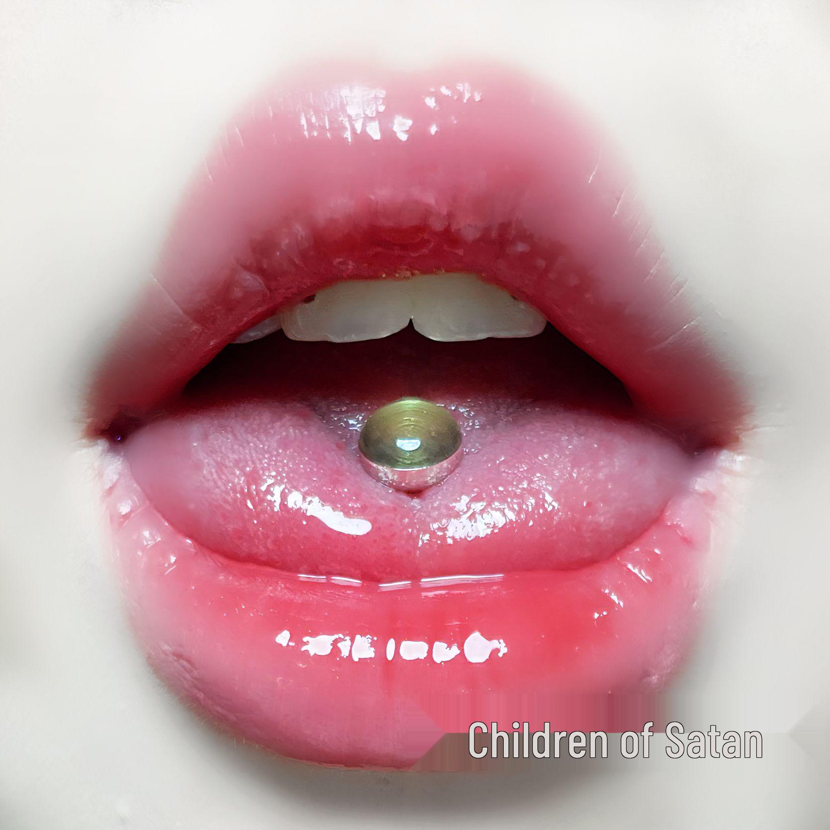 

Титановая сталь кольцо для языка - Чистое желание пирсинг-украшение 16mm Length, 1.6mm Thickness жёлтый/шампанского