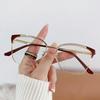 Blue Ray Blocking Anti-Blue Light Glasses Ultralight Eye Protection Square Eyeglasses Metal Optical Spectacle Eyeglass Office