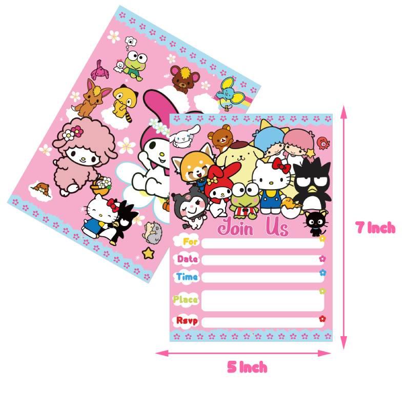 Melody Kuromi Sanrio Happy Birthday Party Decorations Set With Balloons And Cake Toppers Durable And Fun!