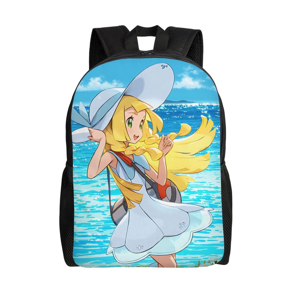 Pokemon Backpacks Daypack Summer Vibes mochila Camping Large Capacity Rucksack