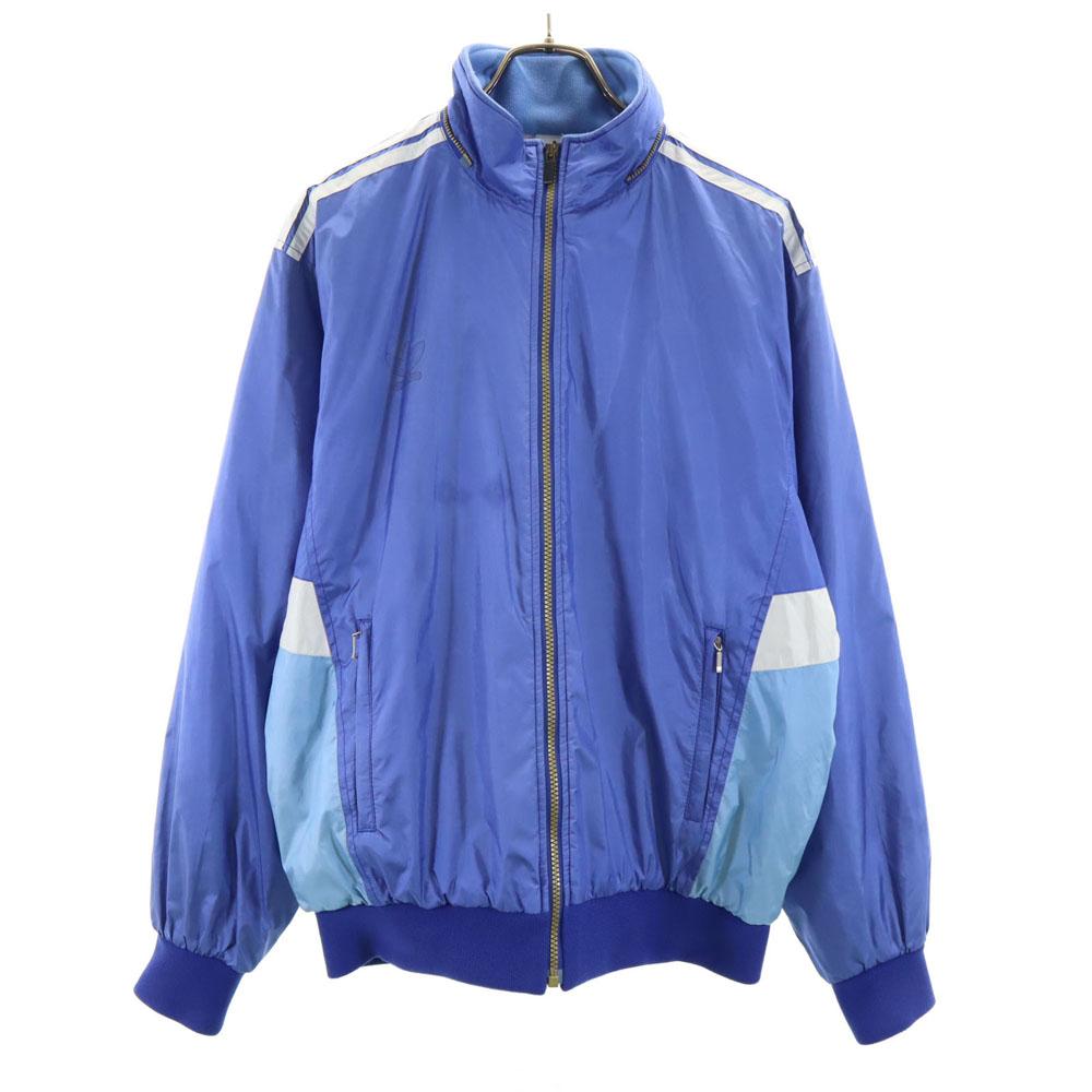 

adidas 80-е Винтаж производства Descente Куртка для разминки O Сине-фиолетовая Мужская Б/У