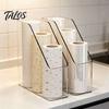 Durable Household Storage Kitchen Cling Film Organizer, Space Saving Box, Large Bedroom Organization Supplies Capacity Vertical Bin, for Food Foil And