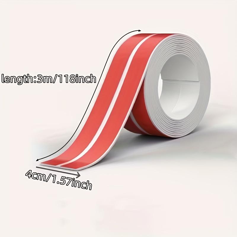 1pc 4cmx3m Peel and Stick Wall Trim Molding, Flexible Corner Trim Moulding, Inside & Outside Wall Corner Protector for Wall Edge