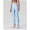 Swift Speed Women's Tie-dye High-waisted Yoga Pants, Quick-dry, Tight Fit, Bare Feel, Perfect for Running and Fitness.