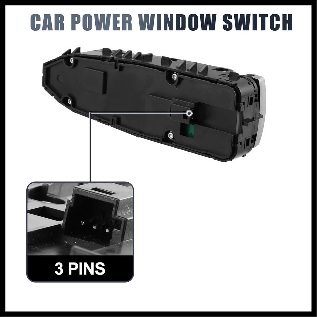 A2229056800 Car Master Power Window Switch Front Left Driver Side for Mercedes-Benz C300 C350e C400 C450 C43 C63 for AMG 2015-2020 Durable Material