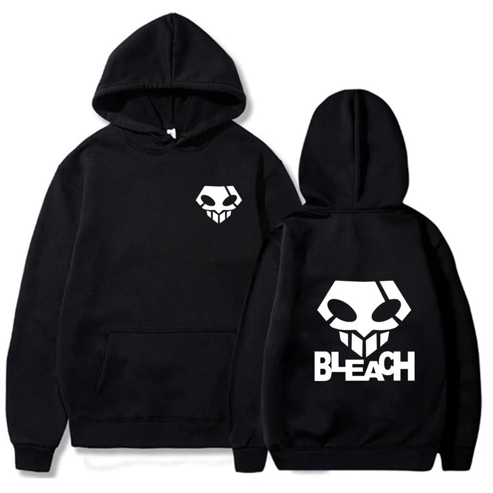 2025 new BLEACH hoodie men s and women s long sleeved pullover unisex cool casual street wear Y2K street fashion warm hoodie S