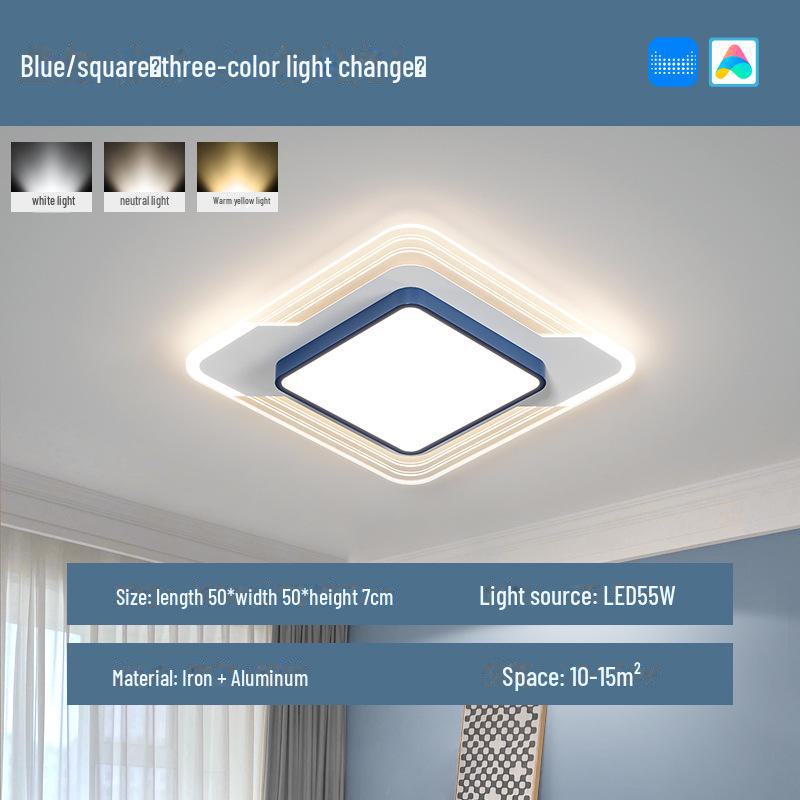 2023 Modern Full-Spectrum Eye Protection Ceiling Lamp for Living Room, Bedroom, Study, and Restaurant