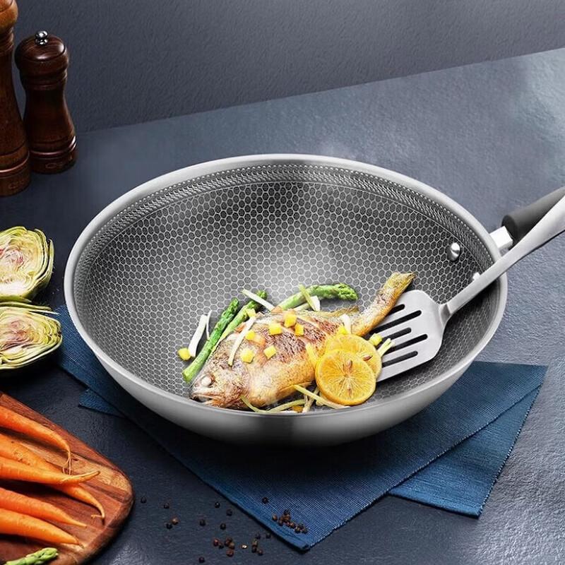 Supor 316 Edelstahl Wok für alle Herdarten
