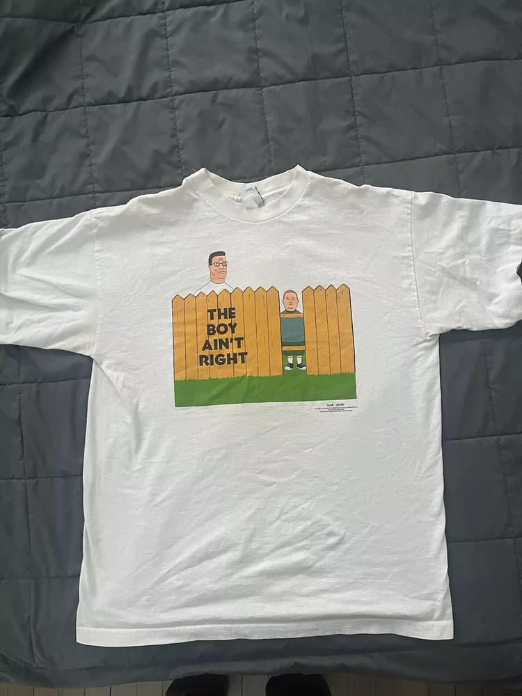 King Of The Hill Bobby Hank White Reprinted T Shirt Full Size S-5XL AA1792 Unisex T-Shirt M