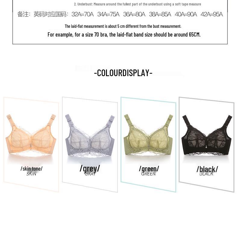 Plus Size Ultra-Thin Push-Up Shaping Bra - Wire-Free Lingerie for Women