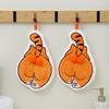Cartoon Animals Hand Towel Absorbent Hand Cloth Bathroom Hanging Towel Kitchen Cleaning Wipe Cloth Cute Cat Bathroom Towels