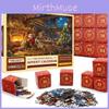 Christmas Puzzle Countdown Calendar 24 Slots Paper Kids And Teen Holiday Activity
