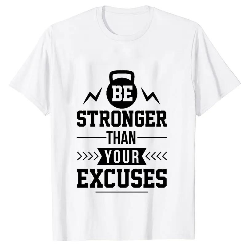 Men's T-shirts Gym Life Shirt Funny Workout Tshirts Motivational Positive Quote Clothing Exercise Fitness Tee Shirt Clothes