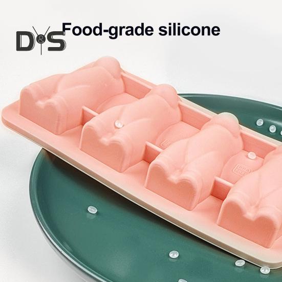 Alpaca Ice Mold Silicone BPA-Free Easy Release Ice Pop Mold Reusable Soap Candle Mold DIY Ice Cream Maker for Home Kitchen Outdoor Travel Dining