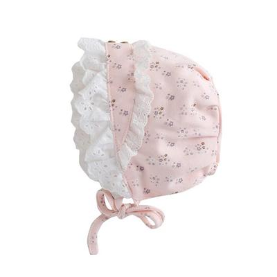 Greenbebe Newborn Baby Flower Bonnet Hat for Spring and Fall, Korean Baby Products