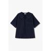 STUDIO TOMBOY Sailor Collar Short Sleeve Shirt  9175321988ar 