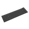 Foldable Silicone Keyboard 108 Keys Waterproof Full Sealing Design Mute Typing Foldable Keyboard
