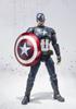 TAMASHII NATIONS Figurină mobilă pictată Captain America de 150 mm SHFiguarts (Război civil) Aproximativ. ABS&PVC
