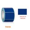 Multicolor Waterproof Thermal Paper Labels: Blank Self-Adhesive Stickers for Barcode Printing in Red and Yellow