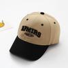 Children Baseball Cap With Embroidered Letters And Sun Protection For Outdoor Play