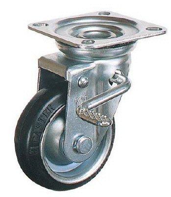 

OH Press Caster, Swivel Brake, Rubber Wheels, 130mm, OHJB130
