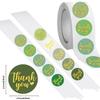 500 Pieces/roll Tape Thank You Handbook Material Decorative Envelope Seal Sticker Dots