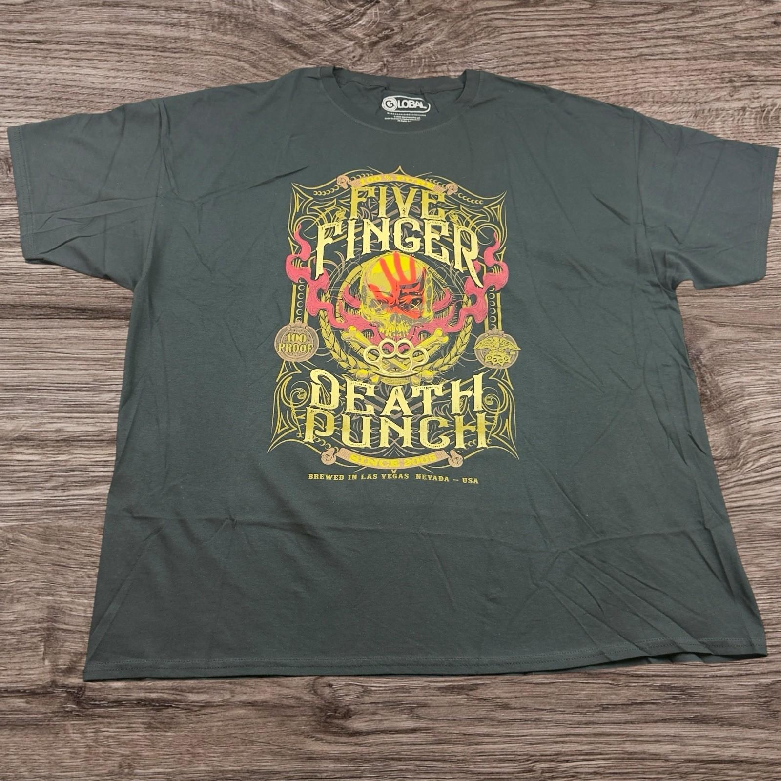 Five Finger Death Punch Graphic Adult Size 4X-Large Unisex T-Shirt XXXXL