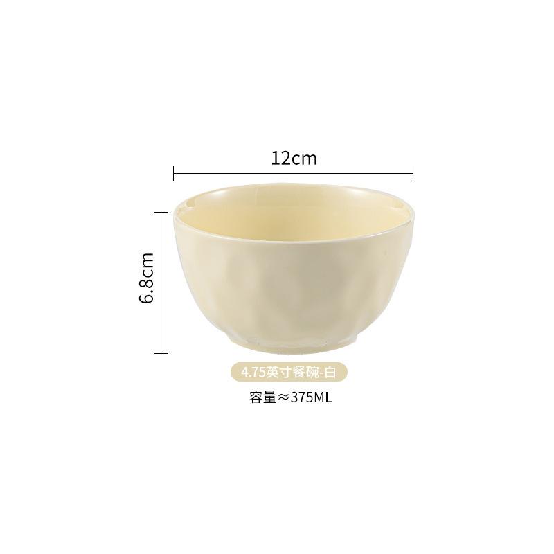 Cream Style 8 Inch Large Soup Bowl Home New Large Ceramic Instant Noodle Bowl Drinking Soup Underglaze Color Large Bowl Soup Bowl