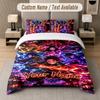 Demon Slayer 3Pcs Bedding Set, Personalized Custom Name Text, 1 Duvet Cover & 2 Pillowcases For Bedroom