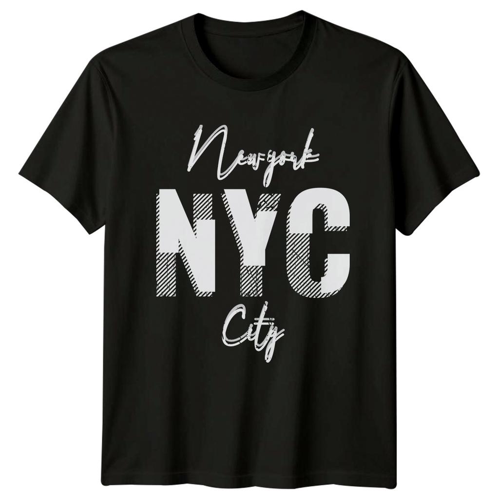 NYC New York City T-Shirt Vintage Distressed Typographic Travel Lover Gift