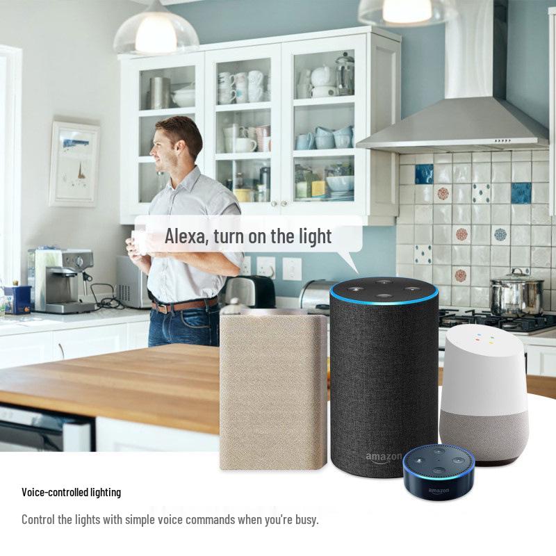 Smart WiFi Switch with Alexa Support - Remote Control & Timer for Light Management