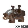 Magic Movies Medieval Animal Figure Building Blocks Dragon Elk Wild Boar Bighorn Sheep Dog Mini Model Bricks Toys DIY Kids Gifts