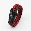 Braccialetto di Sopravvivenza in Paracord 5-in-1 Braccialetto da Polso Multifunzionale di Emergenza per Campeggio Escursionismo Avventura