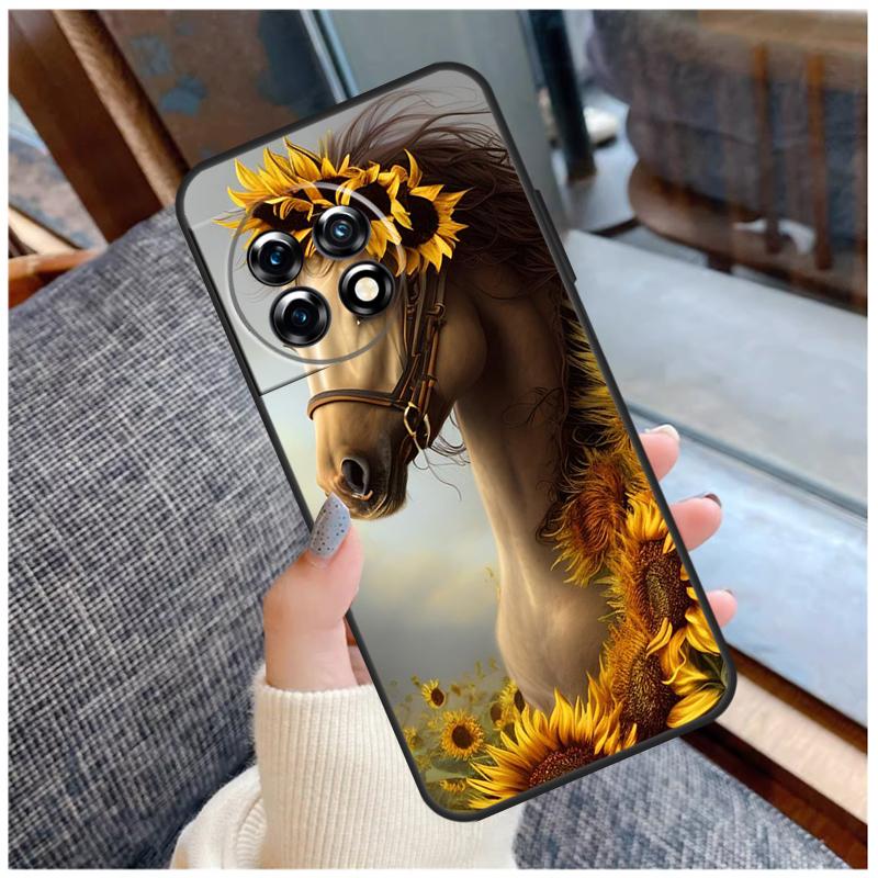 Beautiful Yellow Sunflower Case For OnePlus 13R 13T 12R 10R 10T 15 13 12 11 10 9 Pro Nord 5 CE 2 3 4 Lite N20 N30 Coque