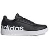 Adidas Neo Hoops 2.0 Rutschfeste Langlebige Low-Top Retro Basketballschuhe Herren Sneaker Schwarz Weiß GZ9119