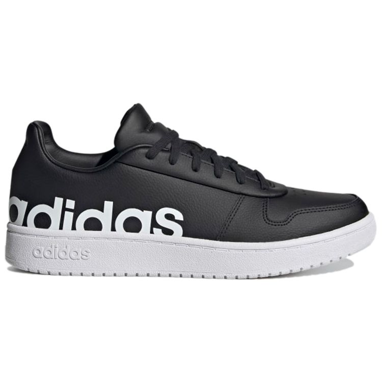Adidas Neo Hoops 2.0 Non-Slip Durable Low-Top Retro Basketball Shoes Men Sneakers Black White GZ9119