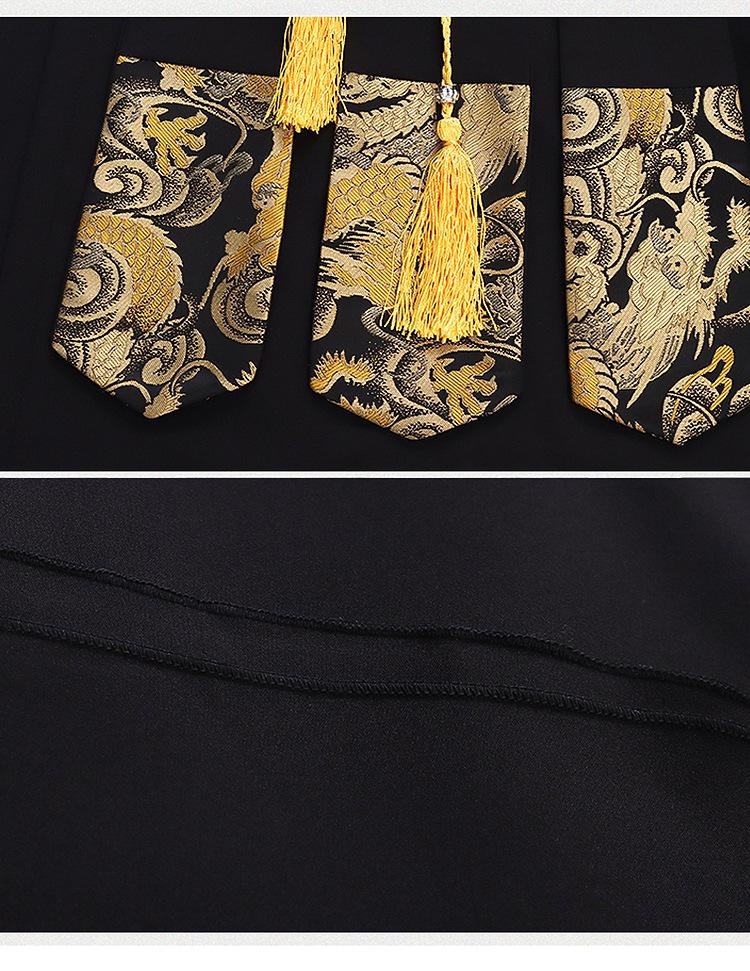 2024 Summer Hanfu Long Robe: Unisex Fairy Style Costume - Retro Swordsman & Tang Suit Performance Attire