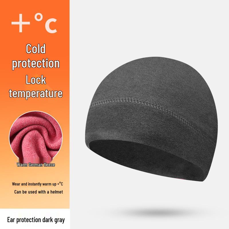 Fleece-Lined Windproof Cycling Hat with Ear Protection