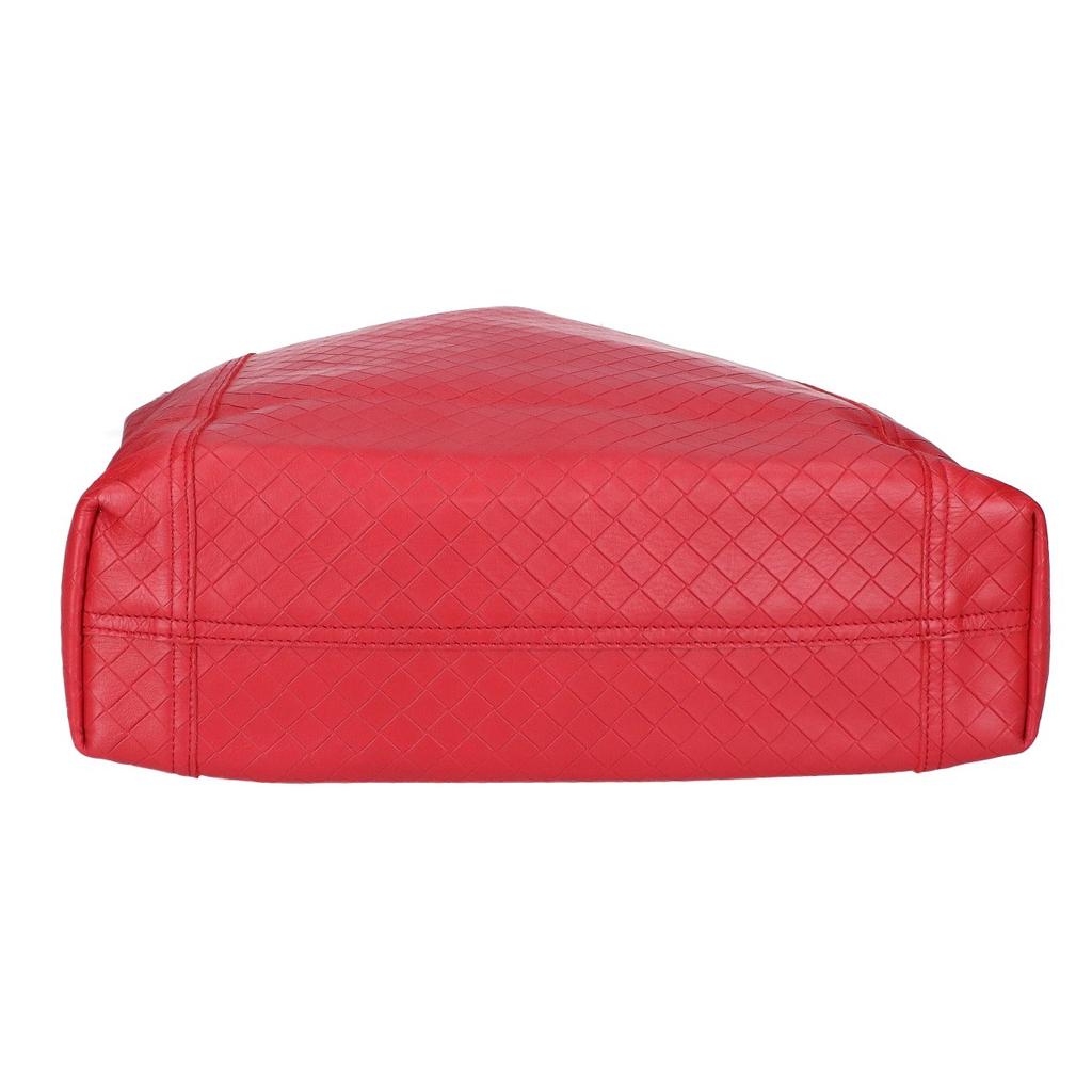 BOTTEGA VENETA Excellent condition Intrecciato Mirage Tote Bag RedUsed