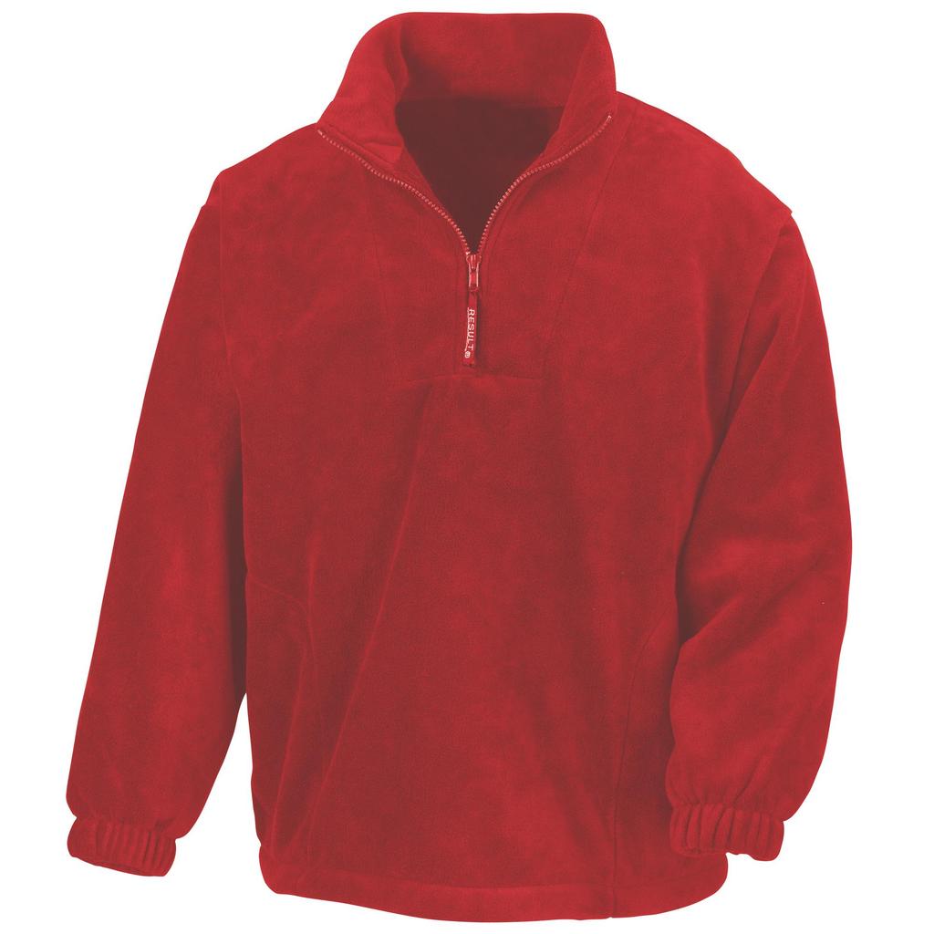 Result Unlined Active 1/4 Zip Anti-Pilling Fleece Top