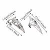 Metal Nail Ring Machinery Style Punk Metal Jewelry Daily Gothic Ring  Halloween