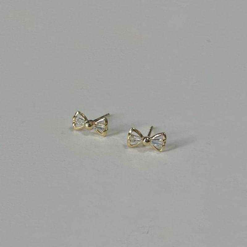 MARQUEMENT 14k Raina Ribbon Earrings