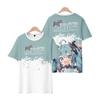 2026 Summer Hot Sale Fashion Idol Hatsune Miku T-shirt 3D Print Outdoor Fitness Hip Hop