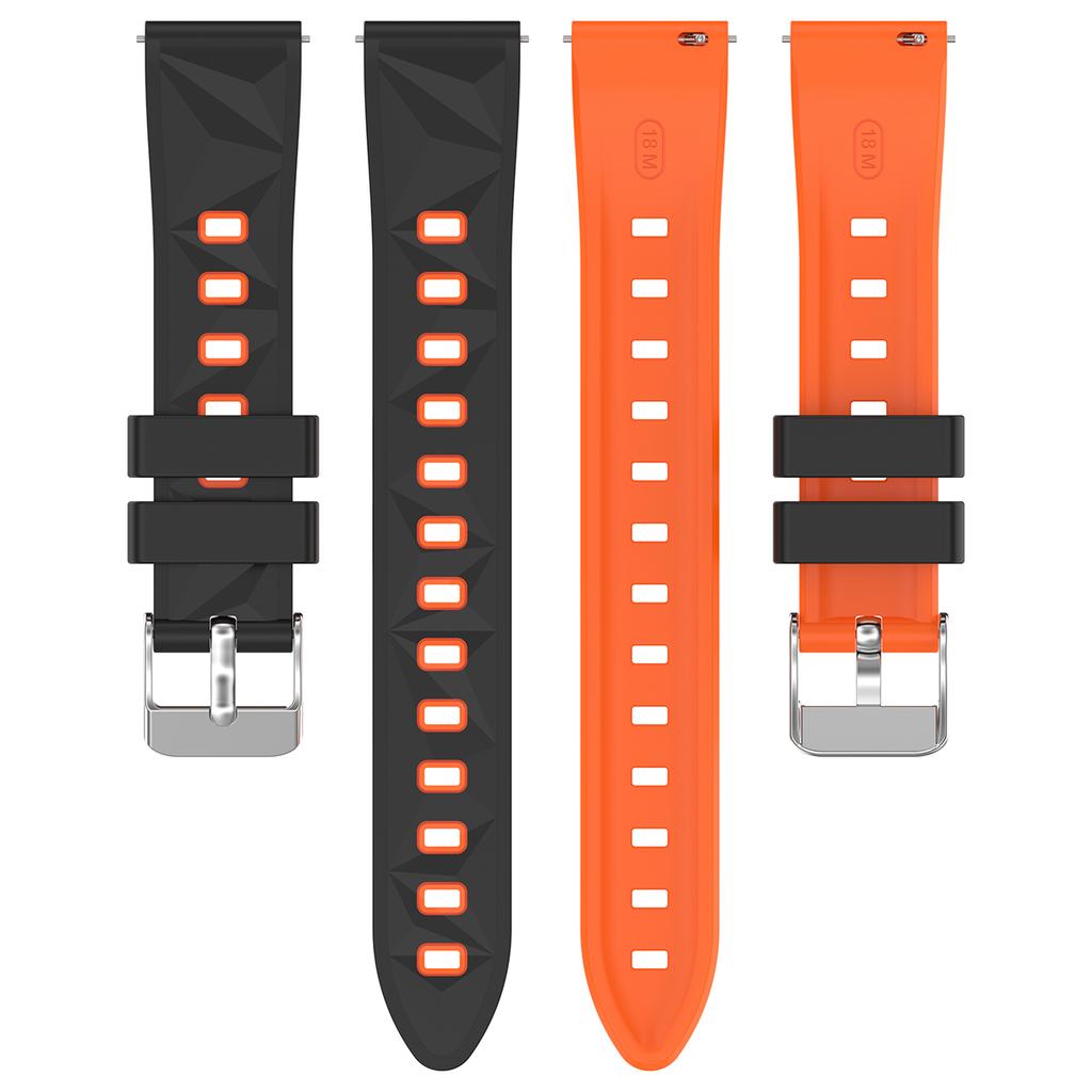 18mm Universal Ice Crack Silicone WatchStrap For Huawei Watch GT6 5 4 41mm For Garmin Venu 4 41mm/3S/2S Band For Forerunner 265S/255S/Vivoactive 4S 3S